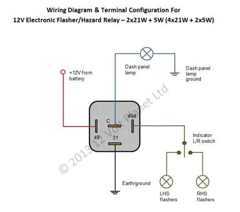 Wiring Diagram How To Wire A 12 Volt Flasher