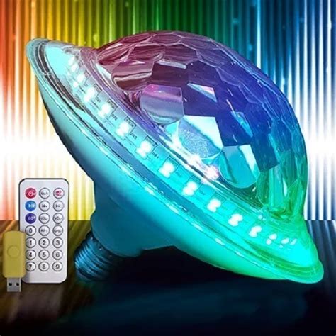 Refletor Led Colorido Alto Falante Bluetooth E Slot Usb Mercadolivre