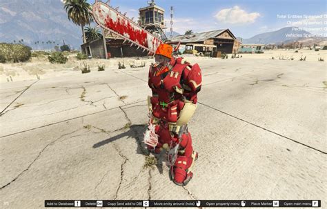 Chainsaw Hulkbuster Man Add On Ped Gta Mods