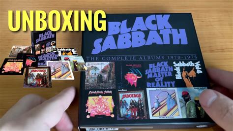 Unboxing Black Sabbath The Complete Albums Box Set Youtube