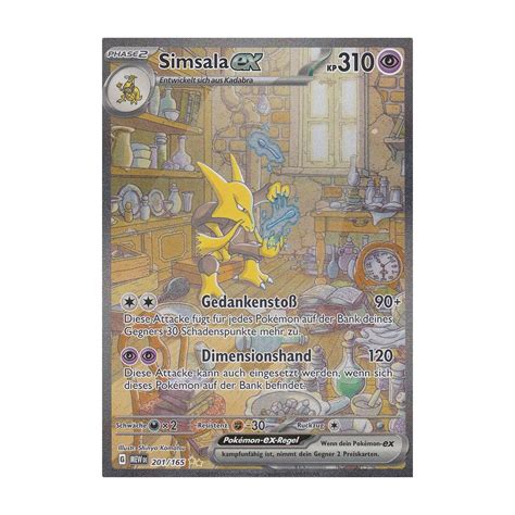 Simsala Ex 201 165 Special Illustration Rare MEW 151 Pokemon Karte Kaufen