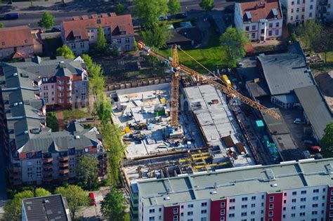 Berlin Von Oben Baustelle Zum Neubau Einer Mehrfamilienhaus