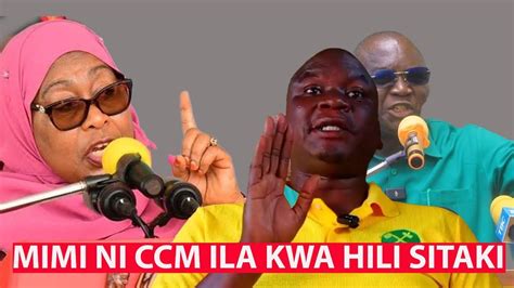 Kivumbi Kada Wa Ccm Aibua Mazito Kwa Viongozi Wake Wa Chama Achukizwa