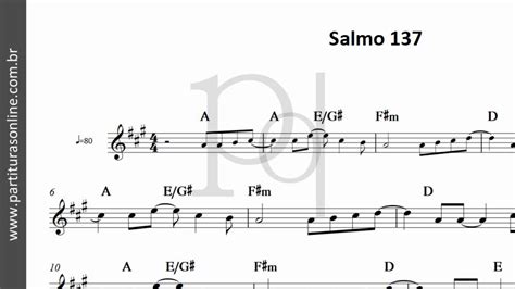 Salmo Partitura Youtube