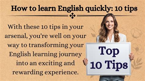 How To Learn English Quickly 10 Tips Speak English Learn English Improve English Youtube