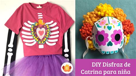 Tutorial Disfraz Casero De Catrina Para Ni A La Casita Curiosa