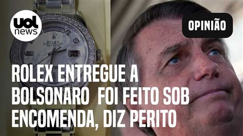 Bolsonaro E Joias Rolex Tem 184 Diamantes E Foi Feito Sob Encomenda