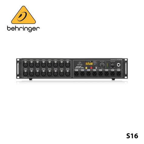 Behringer S Digital Stagebox With Remote Controllable Midas