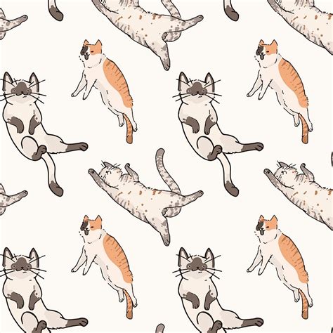 cats pattern images   png stickers wallpapers