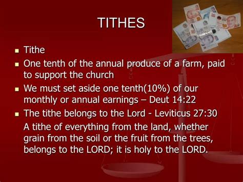 PPT - TITHES PowerPoint Presentation, free download - ID:1263500