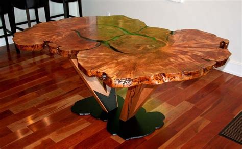 Handmade Burl Dining Table By Symmetree Design