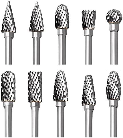 Tungsten Carbide Hss Rotary Burr Set Aplus Pcs Wood Carving Drill