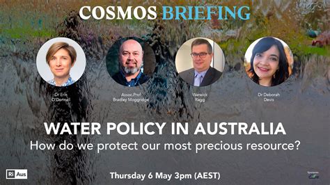 Cosmos Briefing Water Policy In Australia