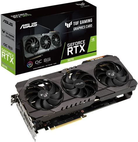 ASUS анонсировала GeForce RTX 3070 в исполнении TUF Gaming