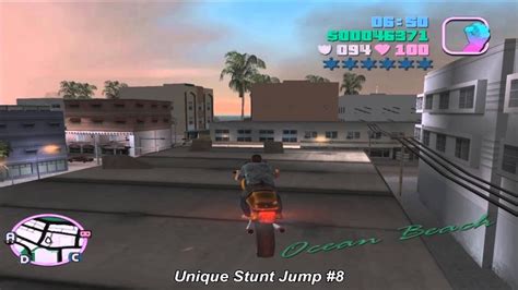 Gta Vice City Unique Stunt Jump 8 Youtube