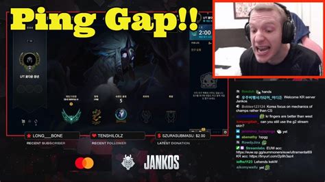 Jankos On The Low Ping In Korean Solo Queue Compared To Euw Youtube