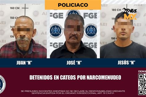 Detienen A Tres Personas Durante Cateos Por Narcomenudeo Notizona MX