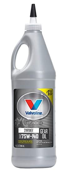 Amazon Valvoline SynPower SAE 75W 140 Full Synthetic Gear Oil 1 QT