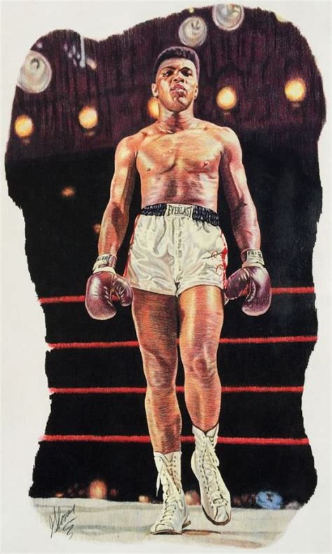 Muhammad Ali By Matthew Glover Colored Pencil X Boxing