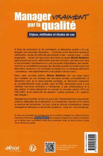 Manager vraiment par la qualité Enjeux de Michel Bellaïche