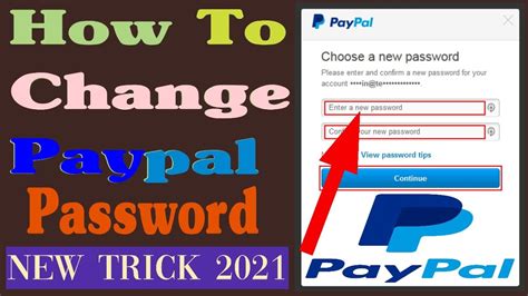 How To Change Paypal Password How To Reset Paypal Password Youtube