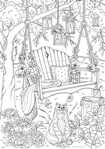 Coloring Pages Swing