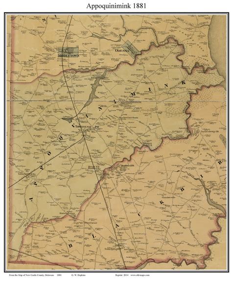 New Castle County Zip Code Map