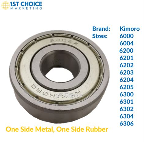 KIMORO Bearing 6000 6004 6200 6201 6202 6203 6204 6205 6300 6301 6302