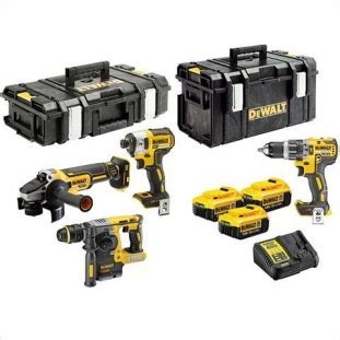 Kit Maquinas Bateria V Dewalt Dck P Maquibraga