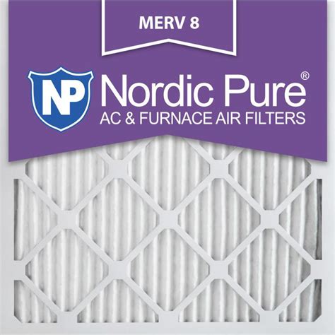 Nordic Pure 12 In X 12 In X 1 In Dust Reduction Pleated MERV 8 FPR