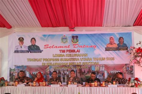 Terima Tim Penilai Lomba Desa Kelurahan Provinsi Sumut Pj Wali Kota