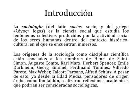 Precursores De La Sociología