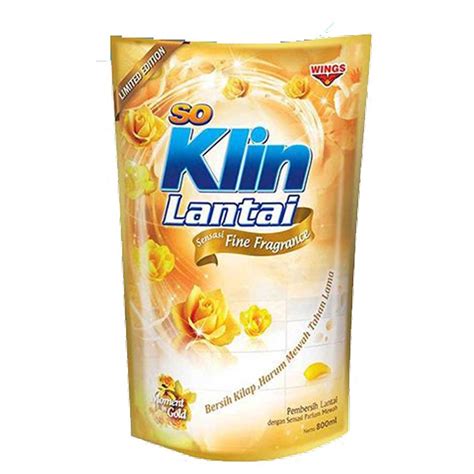 Jual SOKLIN LANTAI 780ml REFILL POUCH SEREH LEMON GRASS GOLD HIJAU