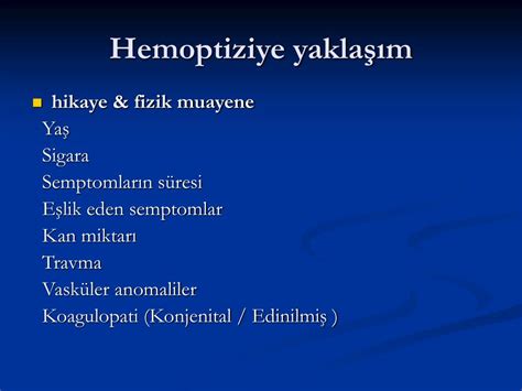 PPT HEMOPTİZİ PowerPoint Presentation free download ID 3373152