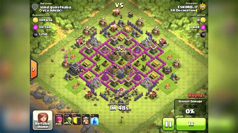 Clash Of Clans How To Upgrade Your Walls Fast Best Way Youtube