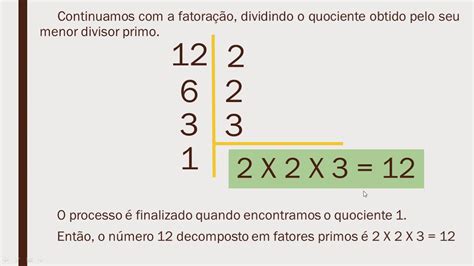 MATEMÁTICA Decomposição em fatores primos 5º Ano YouTube