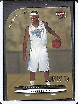 2003 04 Fleer Ultra Basketball Gold Medallion Lucky 13 173 Carmelo