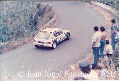 Ref RSD 078 Peugeot 205 T16 Bruno Saby Rally Corte Inglés 85