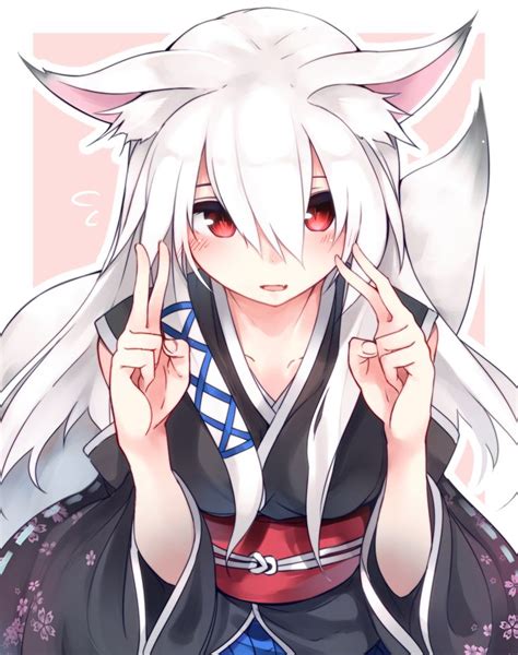 26 Lovely Cute Anime Kitsune Girl Anime Wallpaper