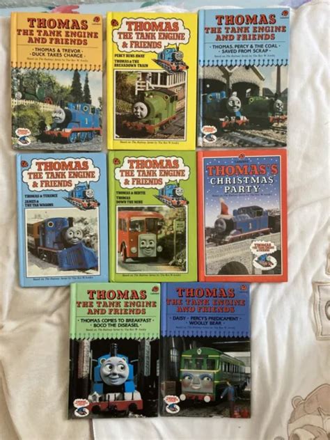 BUNDLE OF THOMAS The Tank Engine Hardback Ladybird Books X 8 Vintage