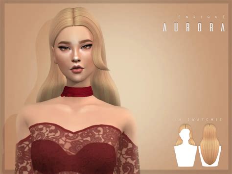 Aurora Hair Sims 4