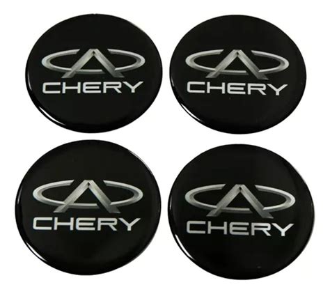 Adesivos Emblema Resinado Roda Chery 51mm Cl1 Parcelamento Sem Juros