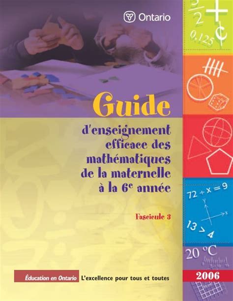 guide enseignement efficace mathématiques