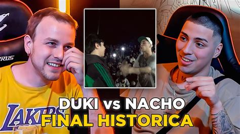 Duki ganó y grabo NO VENDO TRAP Nacho habla de la FINAL vs Duki en