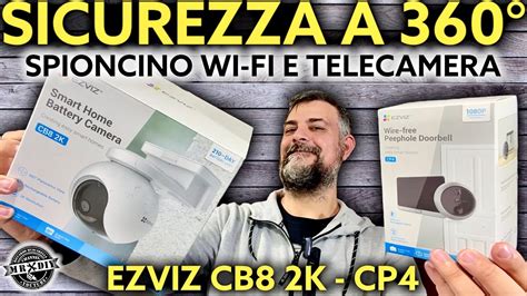 Spioncino Digitale Antifurto Visione Notturna Allarme EZVIZ CP4