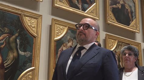 Ministro Della Cultura Sangiuliano In Visita Alle Gallerie Estensi