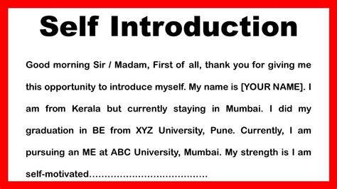 Self Introduction In English How To Introduce Yourself For Interview☹ Brilhando Na Moda Com