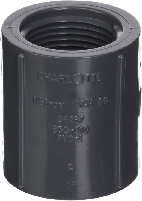 Charlotte Pipe And Foundry Pvc 08102 1400ha 1 Sch80 Fpt Coupling