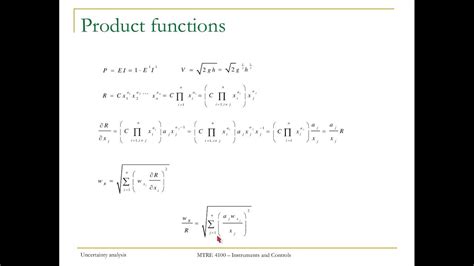 Uncertainty Propagation Youtube