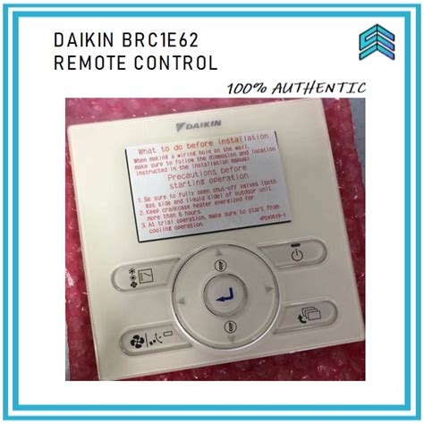 DAIKIN WIRED REMOTE CONTROLLER BRC1E62 Shopee Malaysia